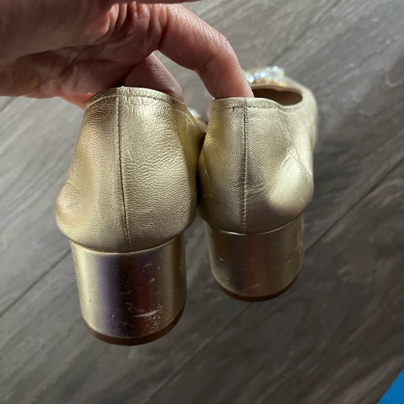 Topshop Gold Rhinestone Heels - Picture 10 of 10